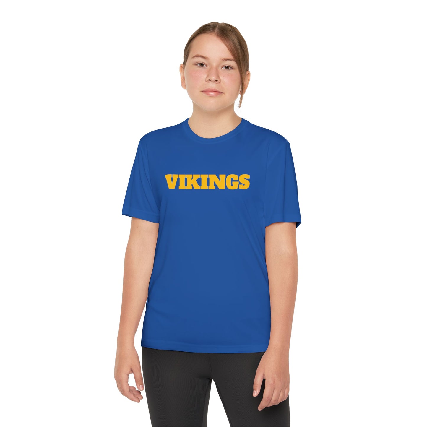 YOUTH T-SHIRT - Moisture Wicking Material - Vikings Football - Designed by Thomas