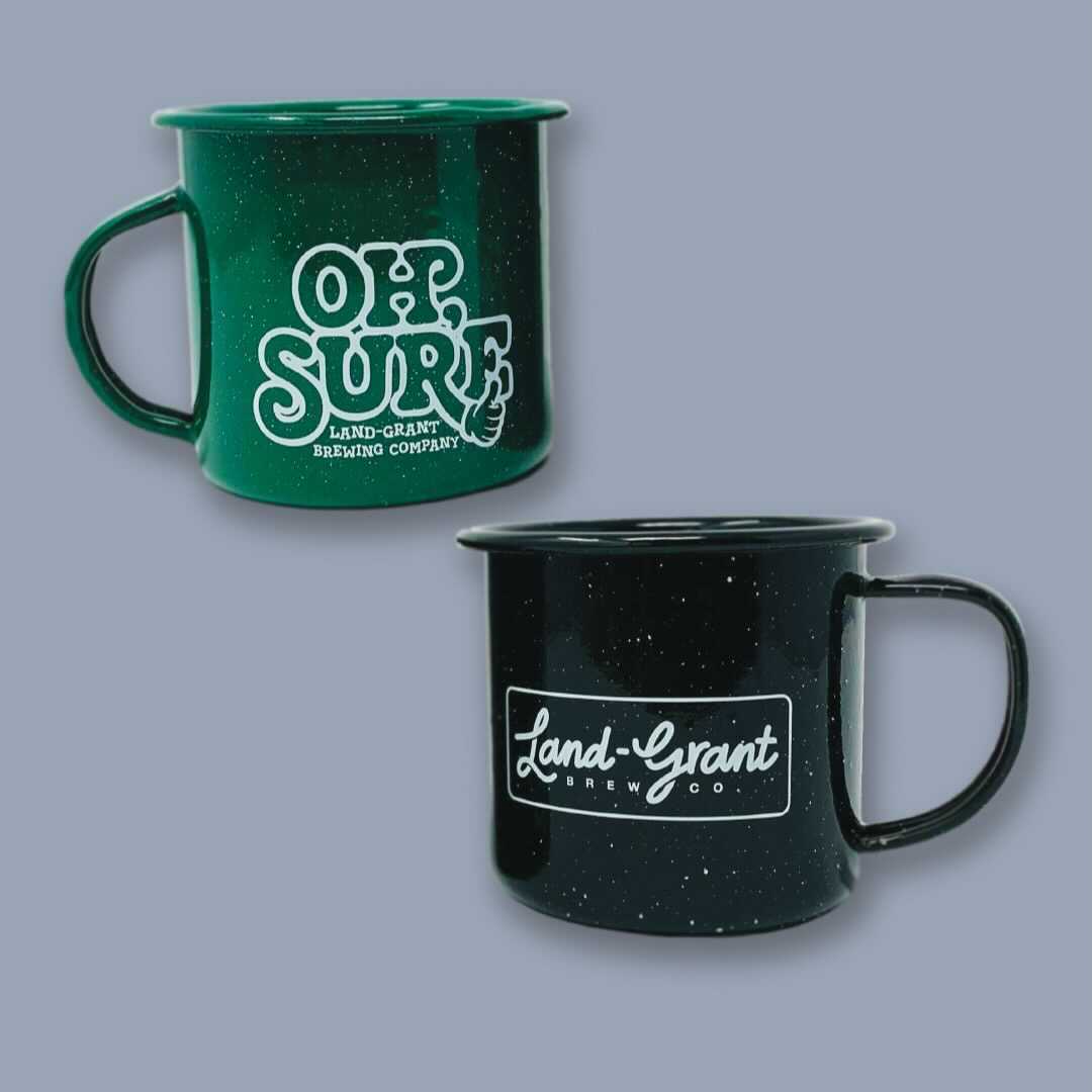 Land Grant Brewing Tin Mug