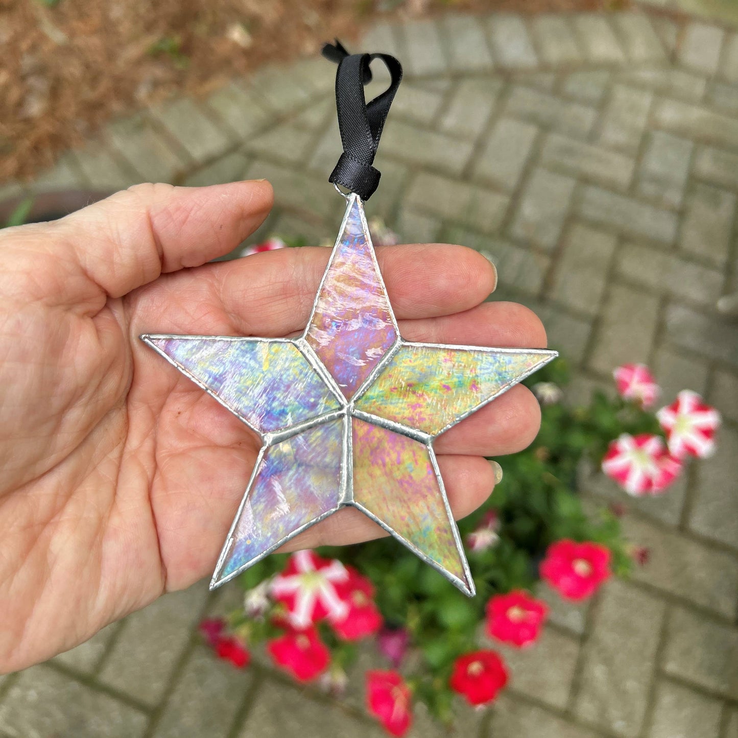 Written in the Stars: Strength Handmade  Glass Star Ornament