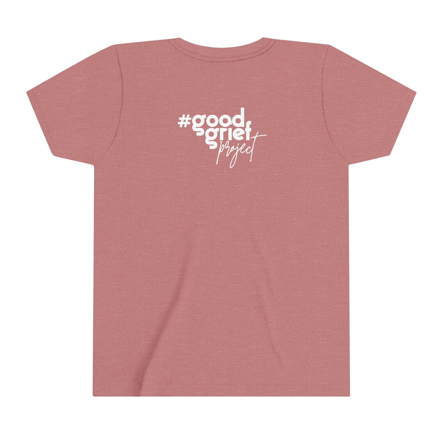 Youth Short Sleeve Tee / #goodgriefproject / messy feelings are normal