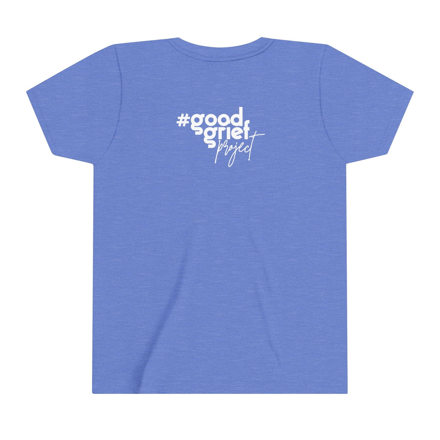 Youth Short Sleeve Tee / #goodgriefproject / messy feelings are normal