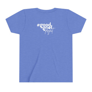 Youth Short Sleeve Tee / #goodgriefproject / messy feelings are normal
