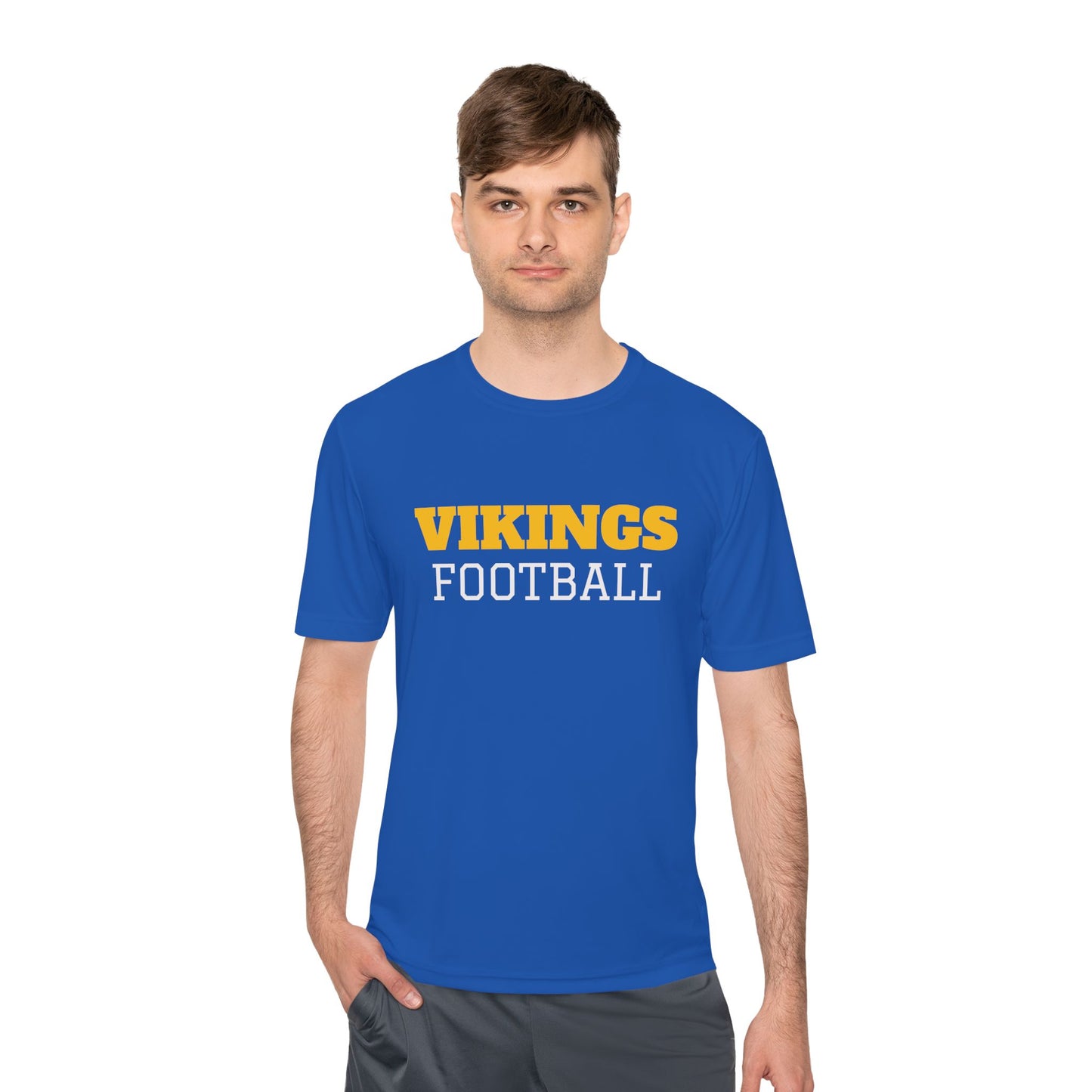 UNISEX T-SHIRT - Moisture Wicking Material - Vikings Football