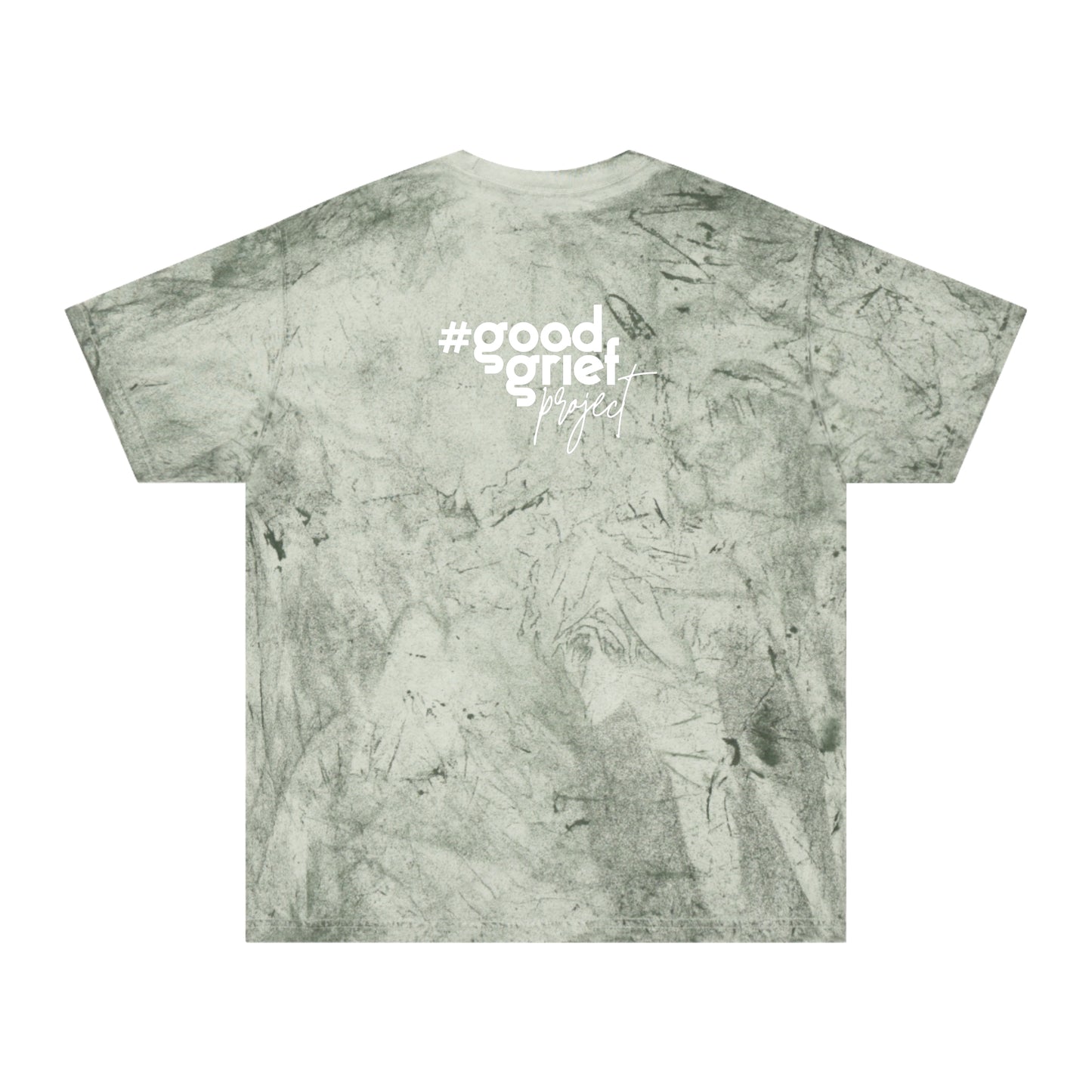 Unisex Color Blast T-Shirt / #goodgriefproject / messy feelings are normal