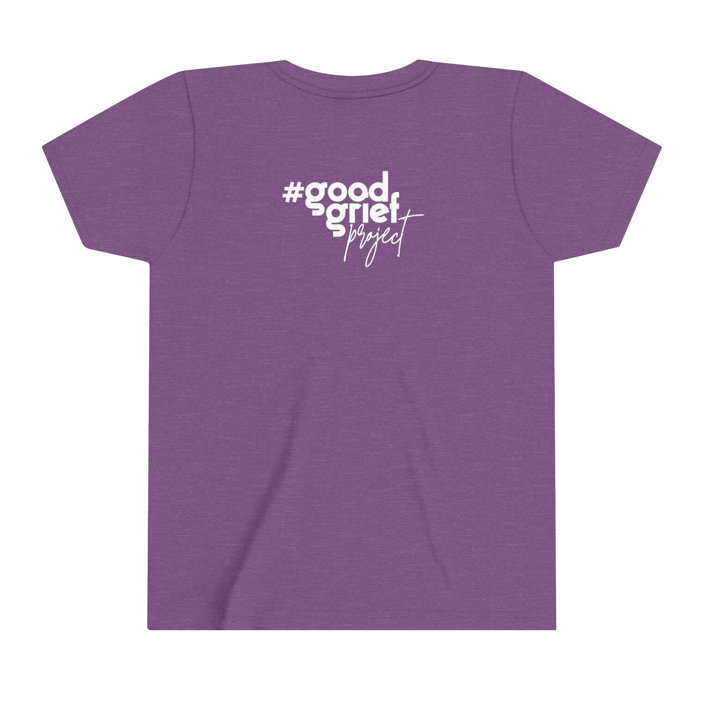 Youth Short Sleeve Tee / #goodgriefproject / messy feelings are normal