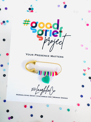Your Presence Matters | #goodgriefprojectbyxo Accessory Pin