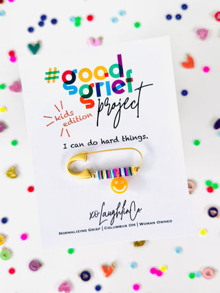 I Can Do Hard Things | Kids Edition | #goodgriefproject Accessory Pin
