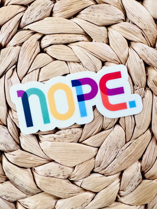 Sticker - NOPE.