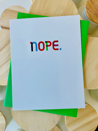 NOPE.